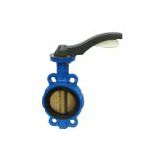 Aluminium lever operated butterfly valve