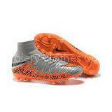 Football Grey Orange Superfly Soccer Shoes Nike Hyper Venom Phantom II