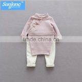 High Quality Unisex Pre-shrunk no Pocket Casual Crew Neck Children Pullover Set