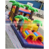 palm Inflatable Obstacle Course, high quality inflatable Guangzhou