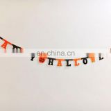 Halloween decoration garland happy halloween hanging plastic banner