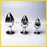 Stainless Steel Chastity Device Stainless Steel Anal Plug thumbnail-2