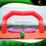 Red Color Inflatable Logo Printing Race Entrance Archway for Advertising thumbnail-2