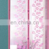 Different flowers design of Folding Magnetic Screen door for Mosquito Net and Home decoration