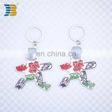 3D Person Shape Custom Made Metal Painted Keychain With Engraving thumbnail-4
