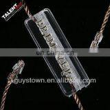 Custom New Fashion Brand Name Transparent String Seal Tag for Hangtag thumbnail-4