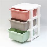 Simply 4 drawers Tower Cabinet Bookstand colorful Plastic Storage Unit for clothes