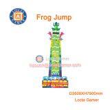 Zhongshan amusement park equipment, 6 seat Frog Jump, drop ride hopper fall tower, kiddie rides, earn money