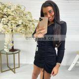 LAITE D2186 Autumn&winter Best Sellers Women Fashion Bandage Hollowing Out Casual Dresses Ladies Bodycon Sexy Dresses thumbnail-3