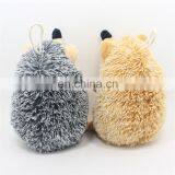 Stuffed Grey and Yellow Toy Puppy Stocked Wholesale Pet Dog Toy Plush Hedgehog thumbnail-5