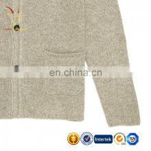 V Nek Knit Cardigan Merino Wool Women With Pockets thumbnail-4