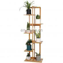 Bamboo Plant Stand Rack Indoor & Outdoor Plant Stand 6 Tier 7 Potted Multiple Flower Planter Pot Holder Shelf Rack Display thumbnail-1