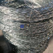 High Security Steel Blade Wire 450mm BTO-22 Stainless Steel Blade Wire Concertina Razor Barbed Wire thumbnail-3