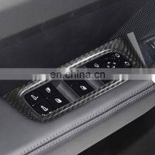 Real Carbon Fiber Car Interior Window Lift Button Frame Trim For Porsche Cayenne Left Hand Drive Accessories thumbnail-5
