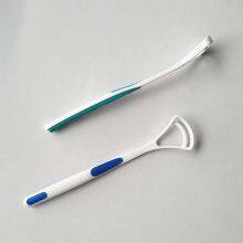 LIFE TIME oral care plastic dental tongue cleaner / cepillo de lengua tongue scraper