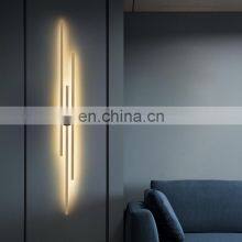 Nordic Minimalist Wall Light Indoor Modern Creative Personality LED Long Line Indoor Wall Light thumbnail-3