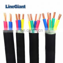 Fire Rated PVC Insulation with Shealthed Submersible Pump Flexible Sheathed Cables Ycw Yzw Yqw NYY 3 Core 1.5mm Power Cable