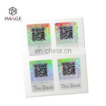3D динамический лазерно- голографический антифальсификационный этикетка с уникальной печатью QR-кода thumbnail-1