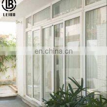 Conch Brand UPVC/PVC Profile Sliding Door With Tempered Laminated Glass