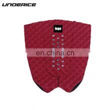 Red New Design Custom Logo Professional Surfboard Traction Deck Pad Foot Pad thumbnail-2