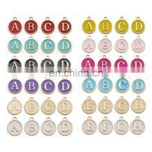 26pcs 12*14mm Alphabet Letter Enamel Charms Jewelry Handmade Pendants Jewelry Making Handmade DIY Bracelet thumbnail-4