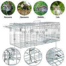 Live Rabbits, Cat, Squirrel, Raccoon, Mole, Gopher, Groundhogs, Opossums Catch and Release Cage Humane Metal Animal Cage Trap thumbnail-5