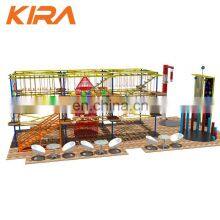 Indoor Obstacle Course Climbing Customized Rope Course Tower Fit For Team Building thumbnail-2