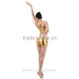 Sexy Modern Jazz Dance Costumes Metallic Sequin Stripe Shorts thumbnail-4