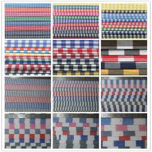 Spot supply of polyester cotton blended yarn-dyed plaid fabric