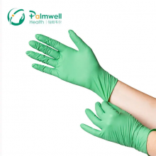 BIODEGRADABLE nitrile gloves powder free for household cleaning dish wash gloves PPE examination