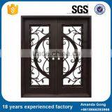 Finely Processed Single Wrought Iron Sliding Entry Doors thumbnail-5