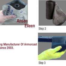 Electrical Insulation Fiberglass Armor Wrap Tape 4inch Cable Sheath Repair Kit Armorcast thumbnail-2