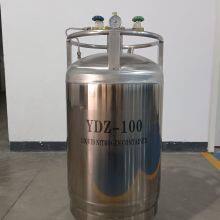 Stainless Steel Self Pressurized Liquid Nitrogen Tank YDZ-100 Factory Wholesale Price Discount thumbnail-1