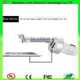 Wholesale Automotive 1A/2.1A Dual Usb Car Charger for Mobile Phones for Tablets thumbnail-1