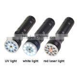 With White Light Aluminum Red Laser Torch Light thumbnail-2