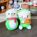 Plush Toy Bear Wearing Christmas Clothes/Standing High 12cm Soft Toy Bear in Snowman Dress/Stuffed Toy Bear in Christmas Clothes thumbnail-4