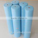 blue disposable bed sheets