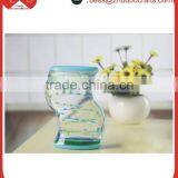 Cheap Wholesale Double Color S-style Liquid Hourglass for Gift