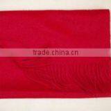 Royal Burgandy Red Color Cashmere Scarf thumbnail-1