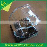 Manufaturer Direct Sell Acrylic Microphone Holder With Engraving, Transparent PMMA Microphone Rack With Hot-bend Forming thumbnail-3