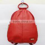The New Red Embossed Leather Casual Backpack, Wemen Handbags thumbnail-2