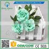 2016 Wholesale MulticolorLuxury Latex PU Artificial Flowers Honey Rose Real Touch Bouquet Wedding Bridal Decor Display Flower thumbnail-2