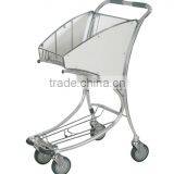 CE and ISO Approved Airport Transport Carts With Brake Airport Service Cart Airport Push Trolley With Brake thumbnail-1