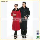 Custom Warm High-end Hotel Winter Security Guard Uniform Etiquette Reception Overcoat thumbnail-2