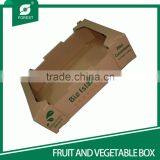 FLEXO PRINT BROWN CORRUGATED FRUIT CARTONS FOR PACKING GRAPES TOP SALE Quality Choice