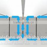 Electricity Power 1.5KW Large Indoor Farmhouse HVLS Ceiling Fan thumbnail-5