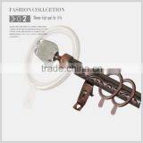 Classic Rose Crystal Curtain Finials, Copper Iron Pipe ,curtain Bracket thumbnail-2