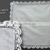 crocheted handkerchief