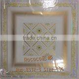 CLASSICAL ELEGANT PRINTING PVC WALL PANELS PLASTIC CEILING 60*60 CM VARIETY BEDROOM DECORATION PVC WALL SHEET PANELS thumbnail-5