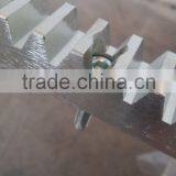 Galvanized Iron Rack M4 for Sliding Gates With Holes thumbnail-4
